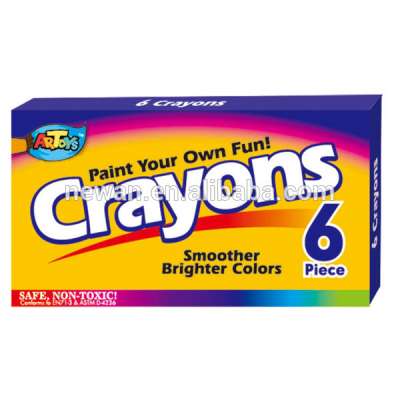 6pieces Standard Crayons