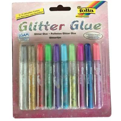 10pc glitter glue set